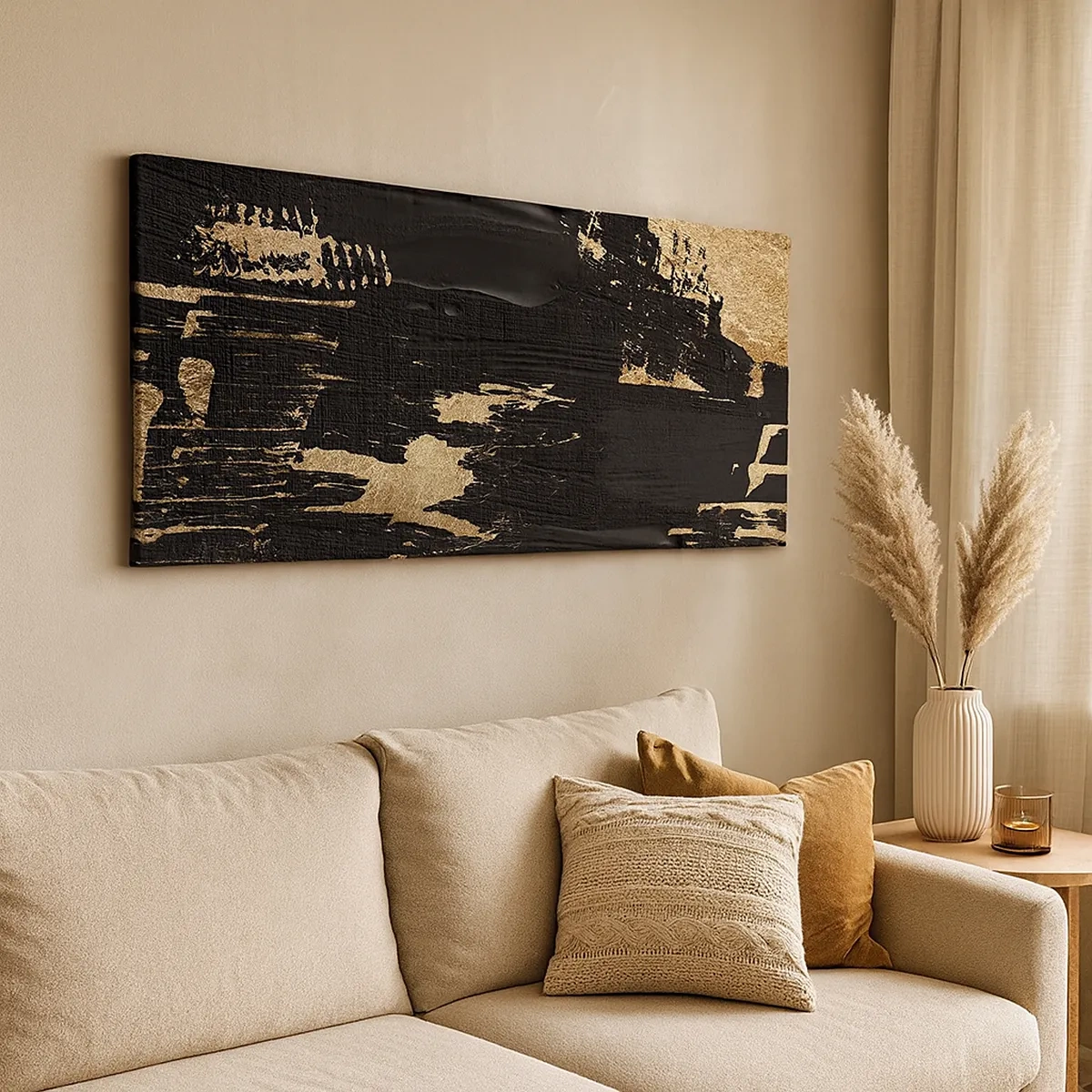 Impression sur toile - Image sur toile - Empreinte du toucher - 30x30 cm