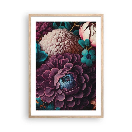 Affiche dans un chêne clair - Poster - La nature en abondance - 50x70 cm