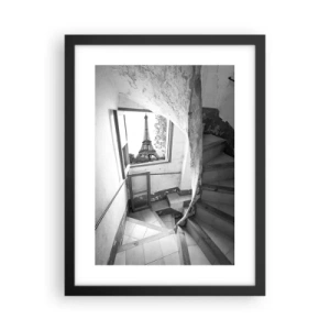 Affiche dans un cadre noir - Poster - Quelle vue! - 30x40 cm