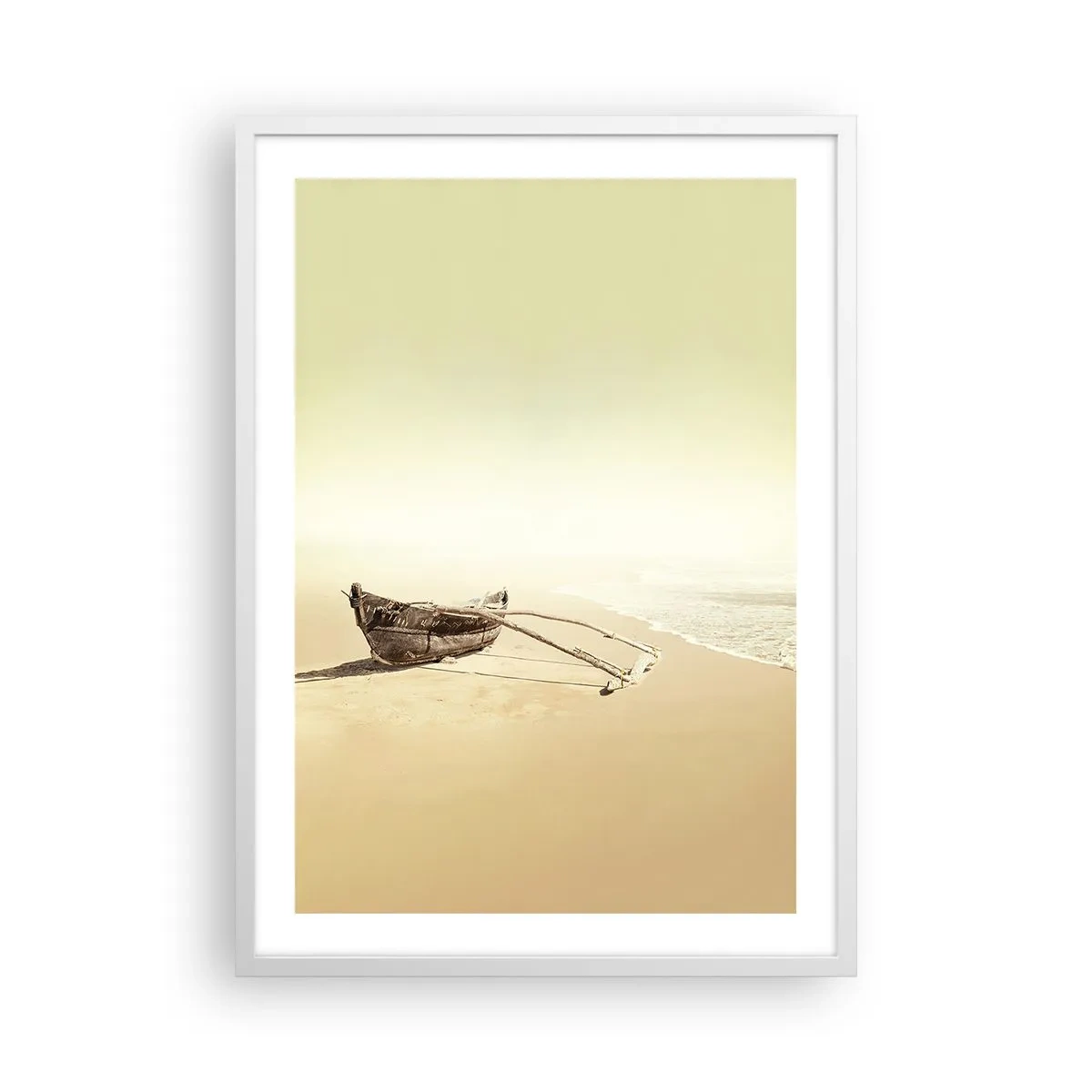 Affiche dans un cadre blanc - Poster - Mémoire des mers du sud - 50x70 cm