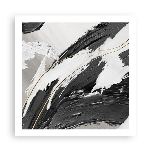 Affiche - Poster - L'abstraction à grande échelle - 60x60 cm