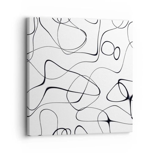 Impression sur toile - Image sur toile - Le chemin de la vie, les voies du hasard - 30x30 cm