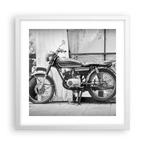 Affiche dans un cadre blanc - Poster - Classique au dessus de tout - 40x40 cm