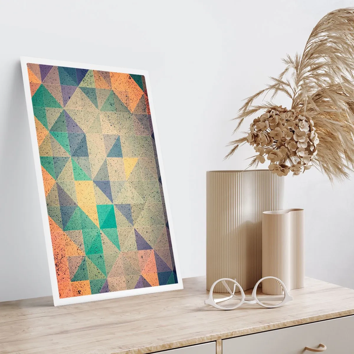 Affiche - Poster - République des triangles - 40x50 cm