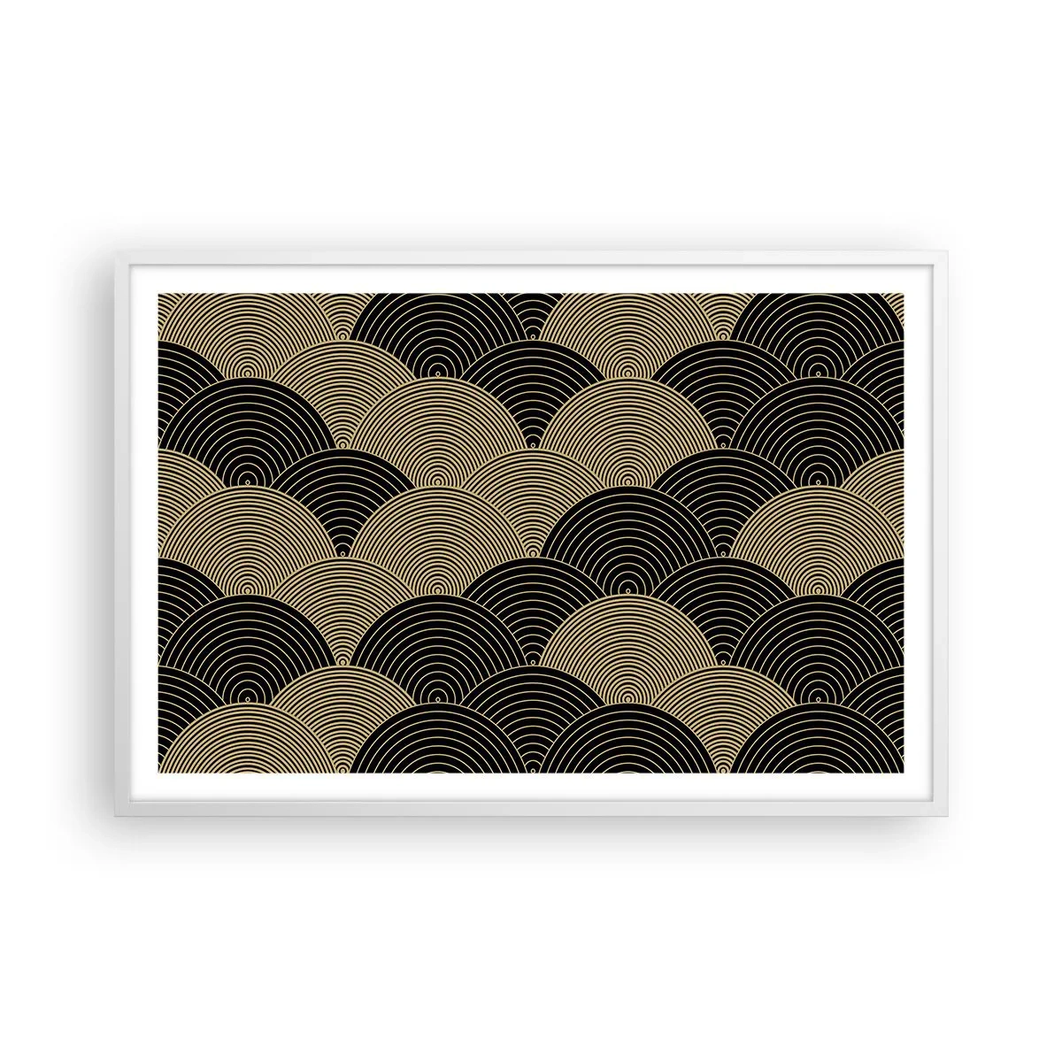 Affiche dans un cadre blanc - Poster - Unité dans la multiplicité - 91x61 cm