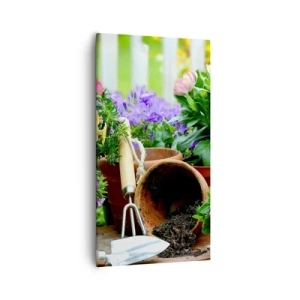 Impression sur toile - Image sur toile - Le jardin de Zosia - 55x100 cm