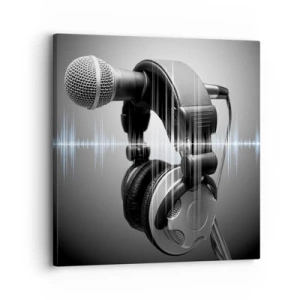 Impression sur toile - Image sur toile - Vous pouvez encore entendre son chant - 30x30 cm