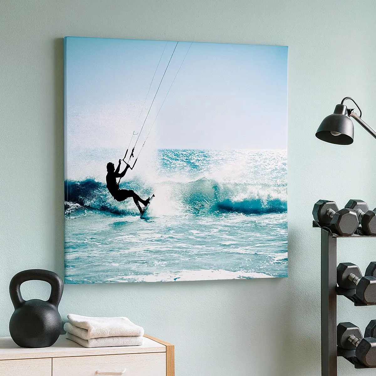 Impression sur toile - Image sur toile - On se laisse emporter - 30x30 cm