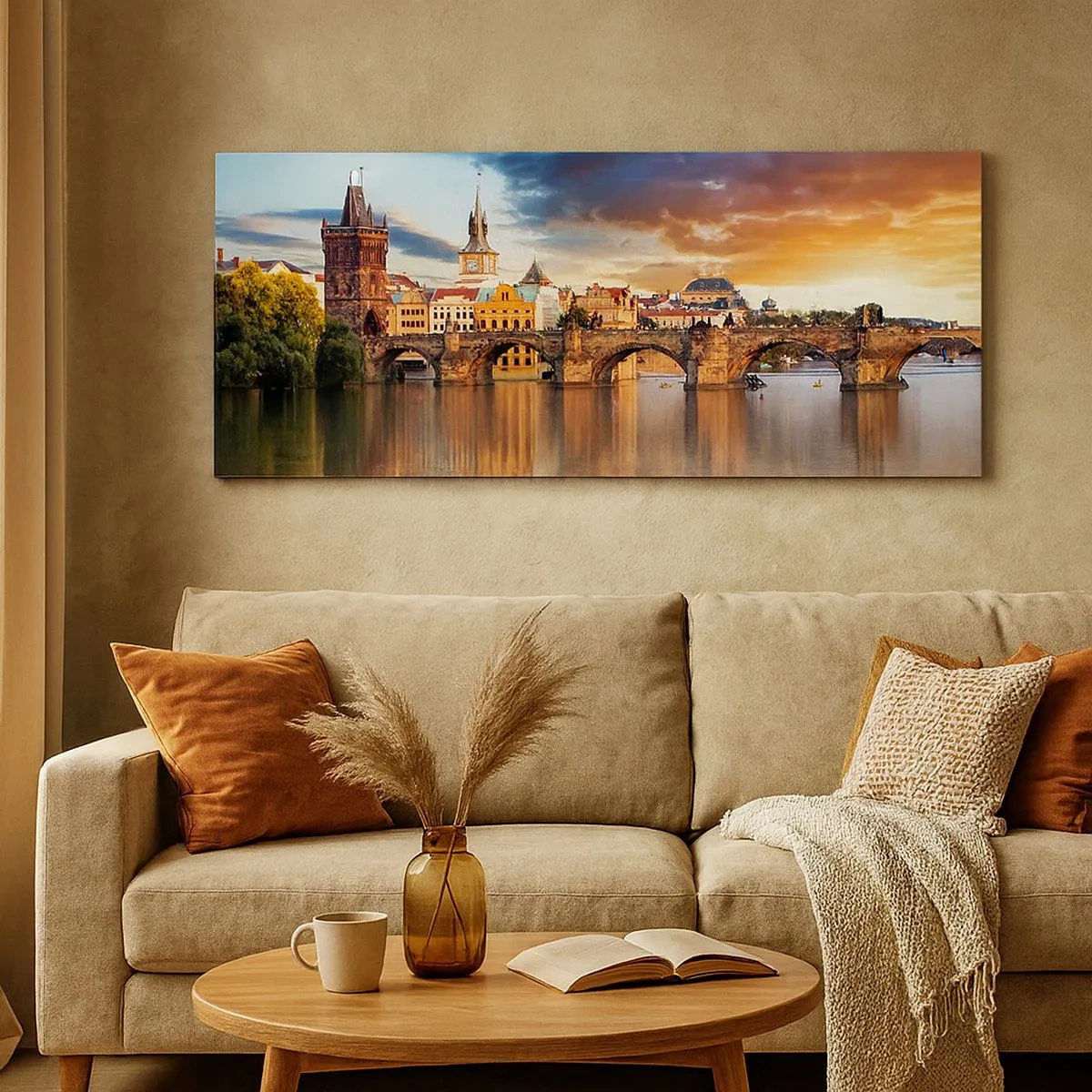 Impression sur toile - Image sur toile - Belle depuis des lustres - 100x40 cm