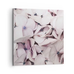 Impression sur toile - Image sur toile - Dans un flot de fleurs - 50x50 cm