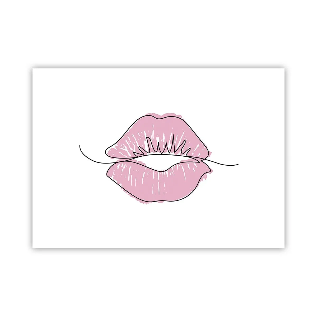 Affiche - Poster - Prêt à l'embrassade? - 70x50 cm