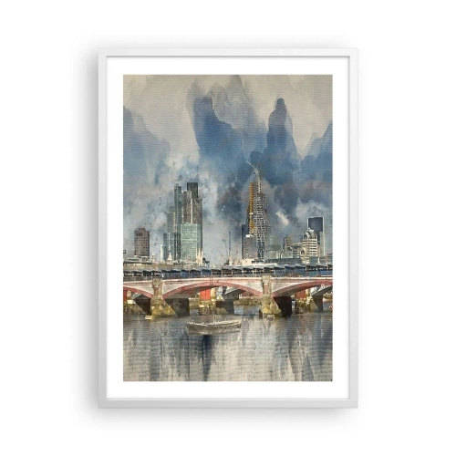 Affiche dans un cadre blanc - Poster - Londres dans toute sa splendeur - 50x70 cm