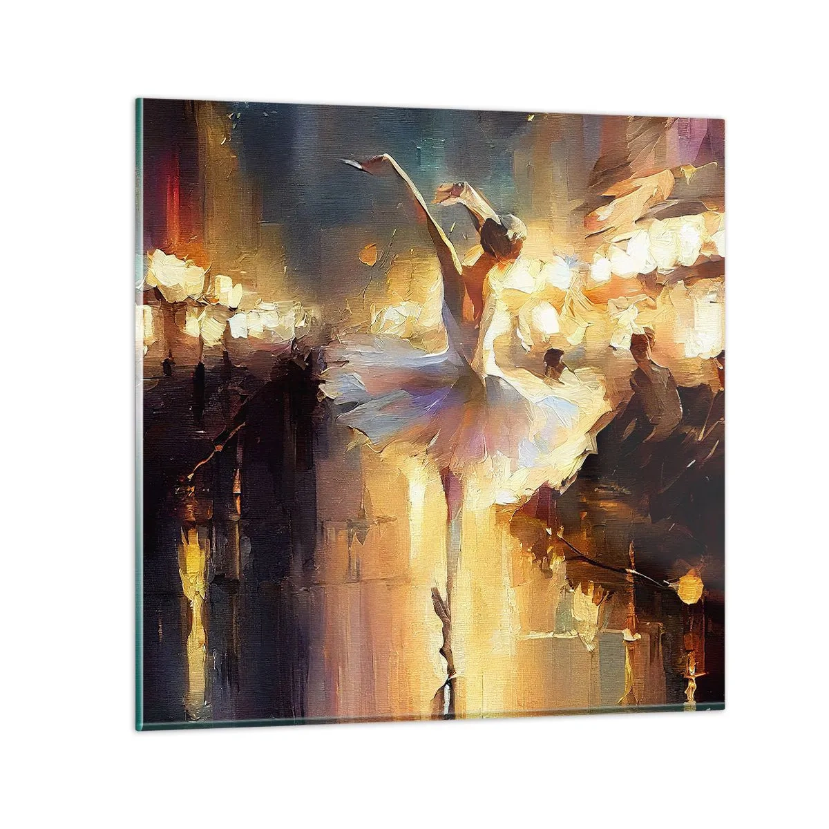 Impression sur verre - Image sur verre - Miracle dans la rue - 50x50 cm