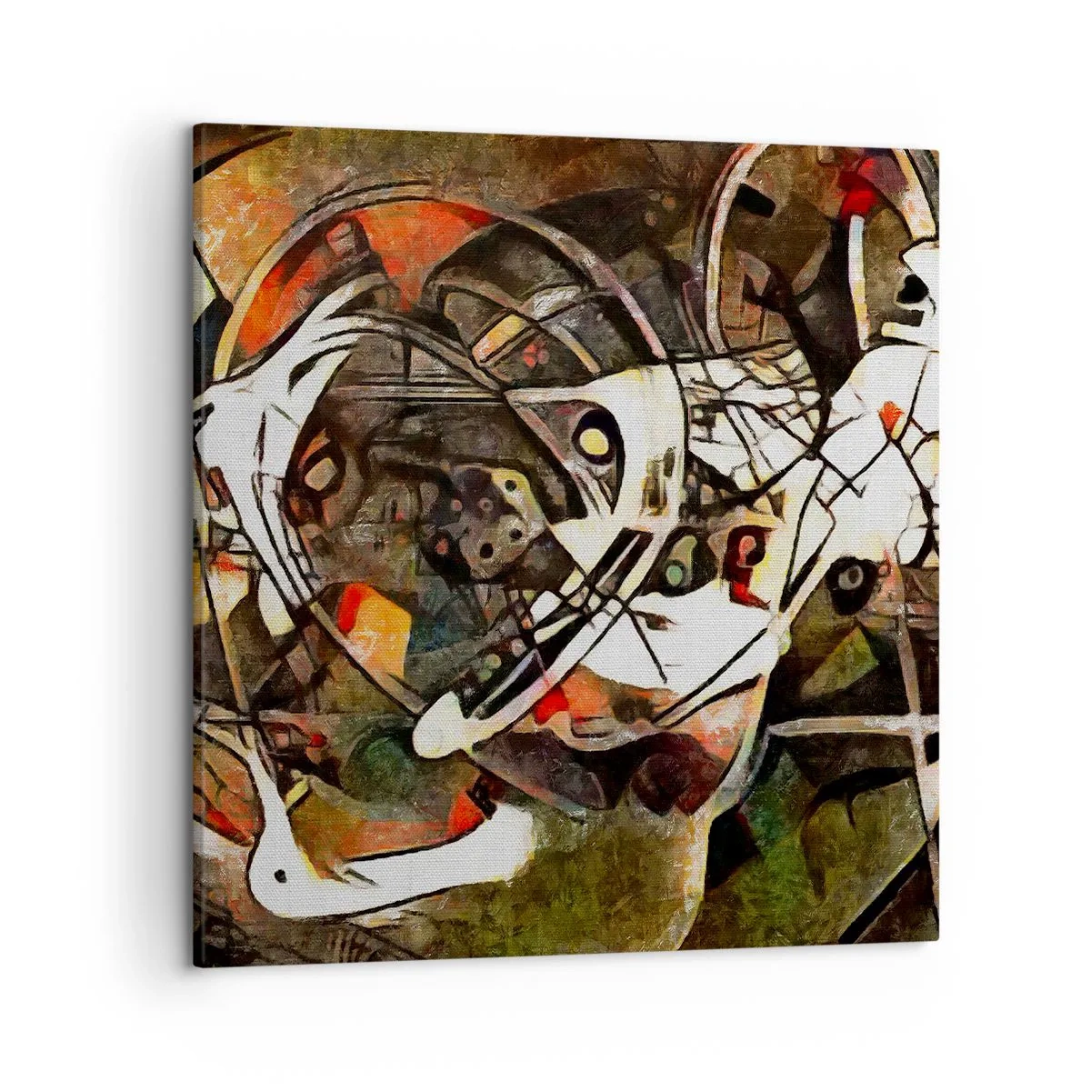 Impression sur toile - Image sur toile - Vous entendez le mouvement ? - 50x50 cm