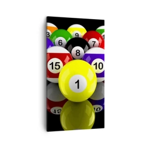 Impression sur toile - Image sur toile - Différentes couleurs de jeu - 45x80 cm