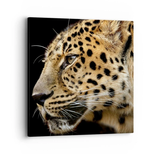 Impression sur toile - Image sur toile - Calme, concentré, prêt - 40x40 cm