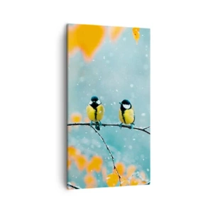 Impression sur toile - Image sur toile - Potins d'oiseaux - 45x80 cm