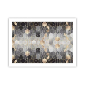 Affiche - Poster - Composition de diamants - 70x50 cm