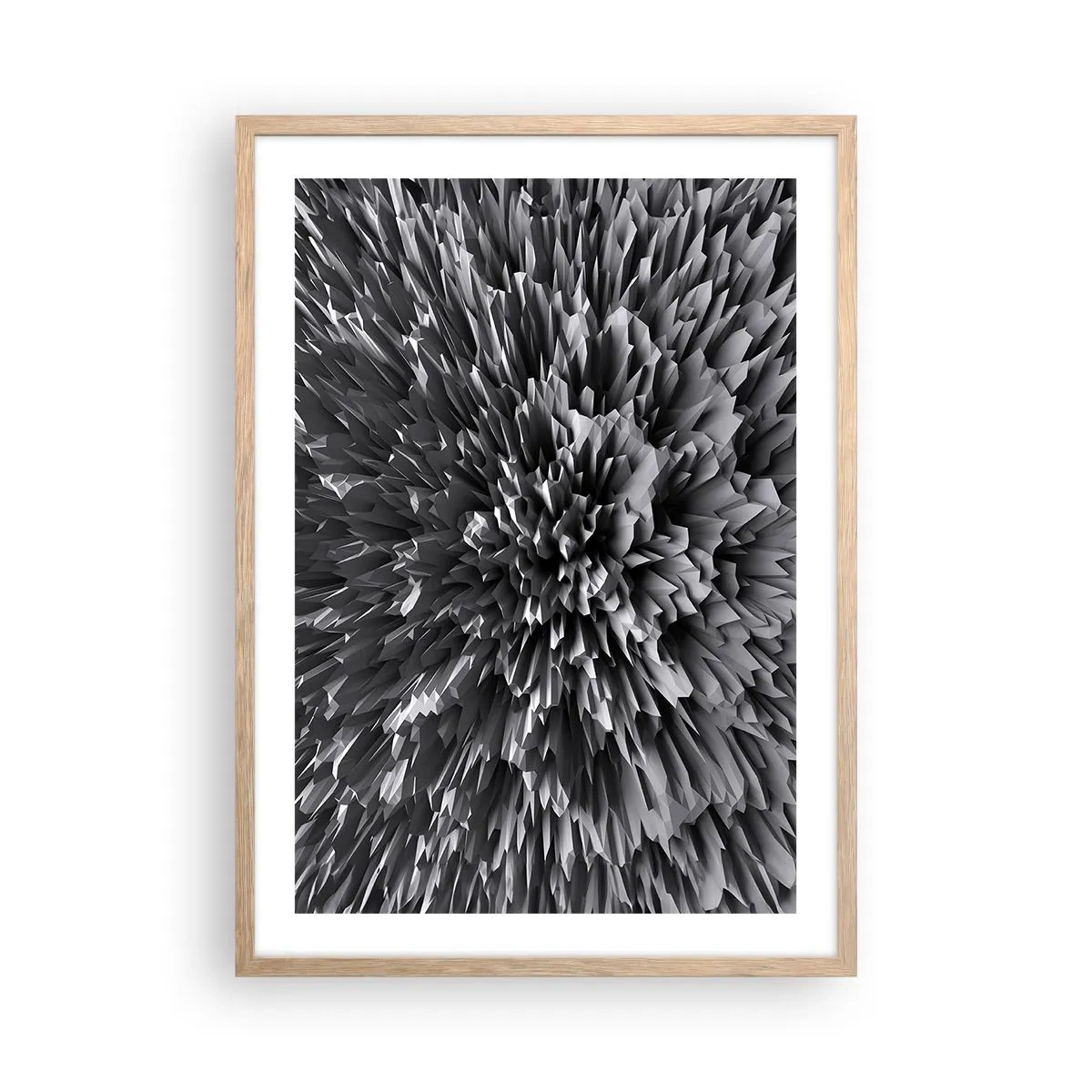 Affiche dans un chêne clair - Poster - Ça ne peut pas être plus dur que ça - 50x70 cm