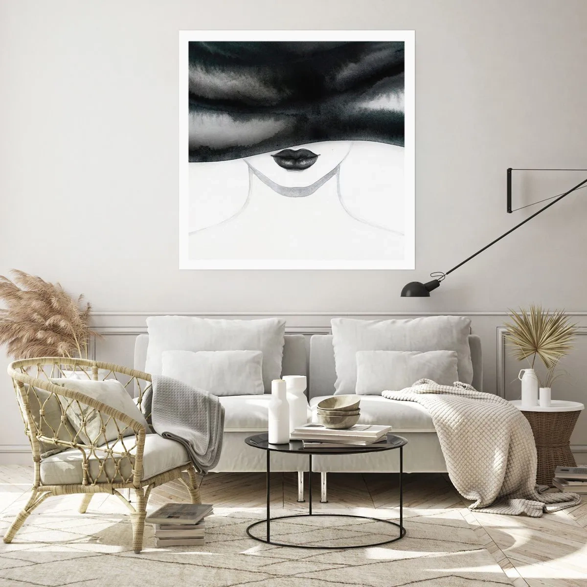 Affiche - Poster - Un mystère sensuel - 40x40 cm