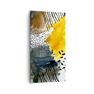 Impression sur toile - Image sur toile - Rencontre des éléments - 65x120 cm