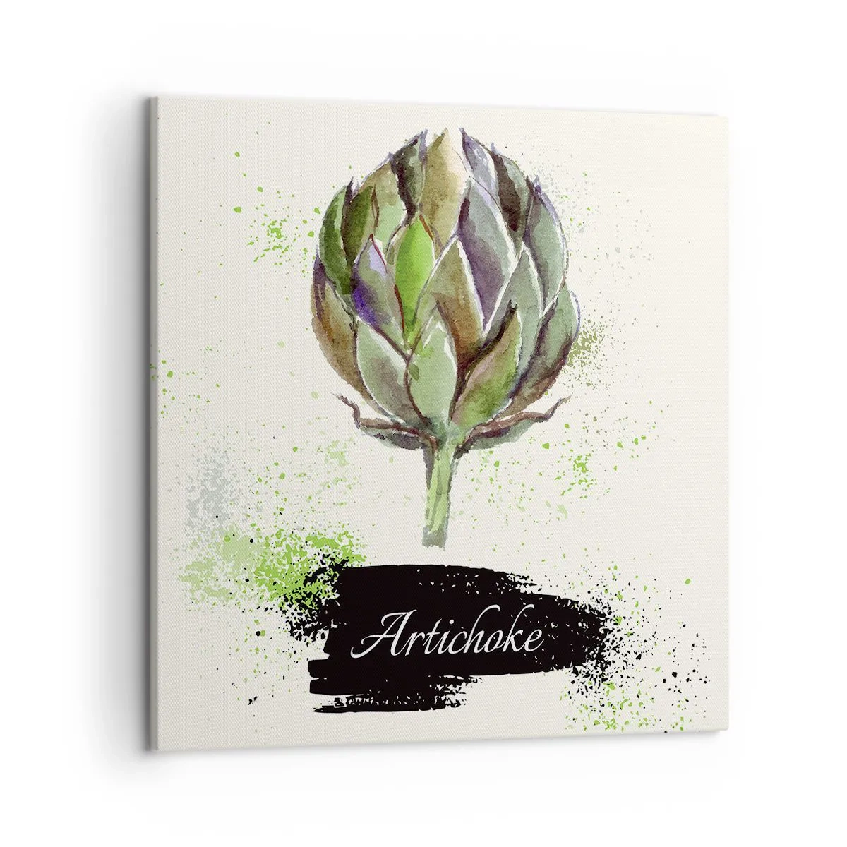 Impression sur toile - Image sur toile - Vive les légumes! - 50x50 cm