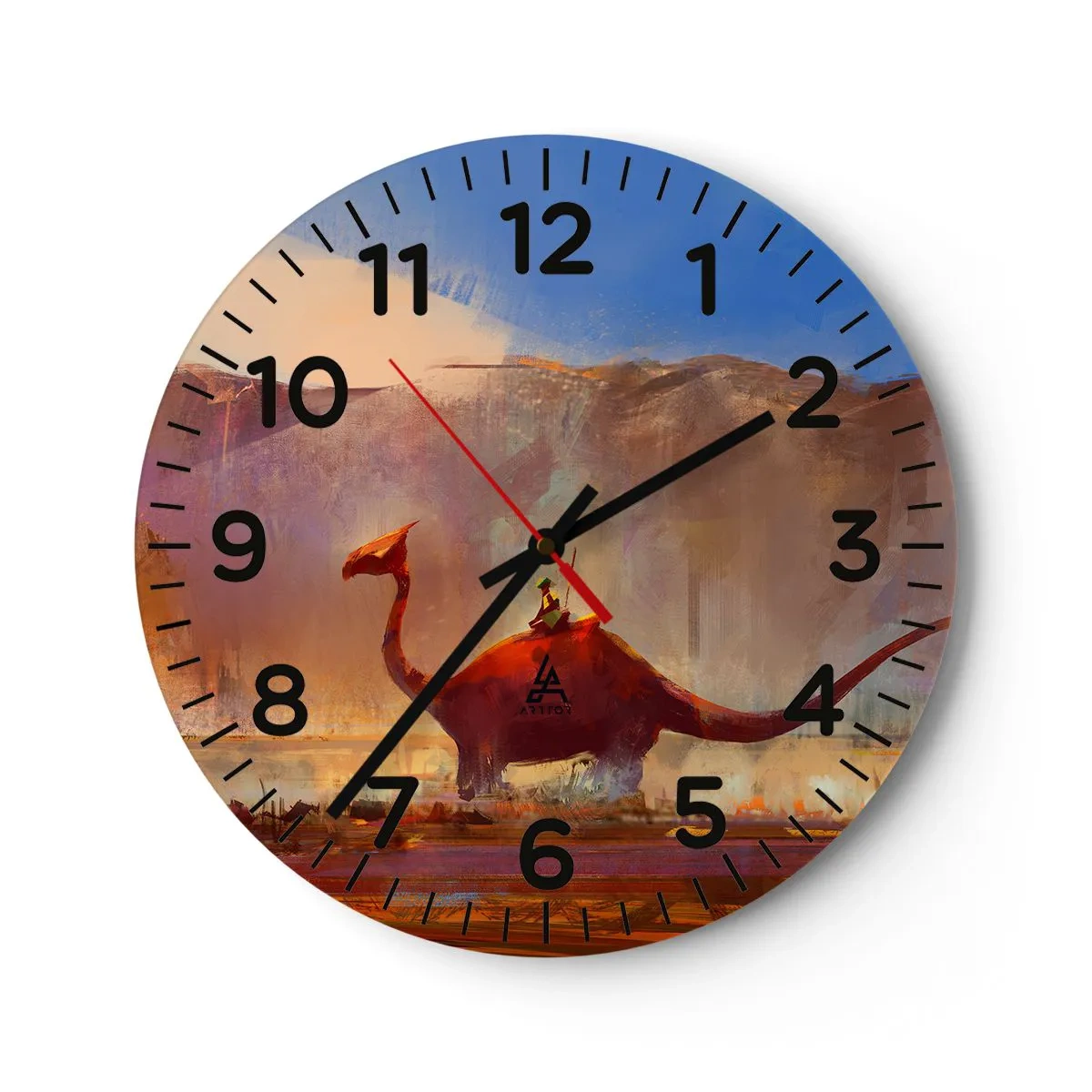 Horloge murale - Pendule murale - S'ils n'avaient pas disparu - 30x30 cm