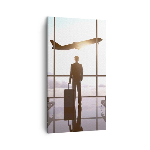 Impression sur toile - Image sur toile - Vous avez le temps, ralentissez - 45x80 cm