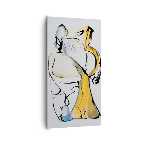 Impression sur toile - Image sur toile - Abstraction du verre - 65x120 cm