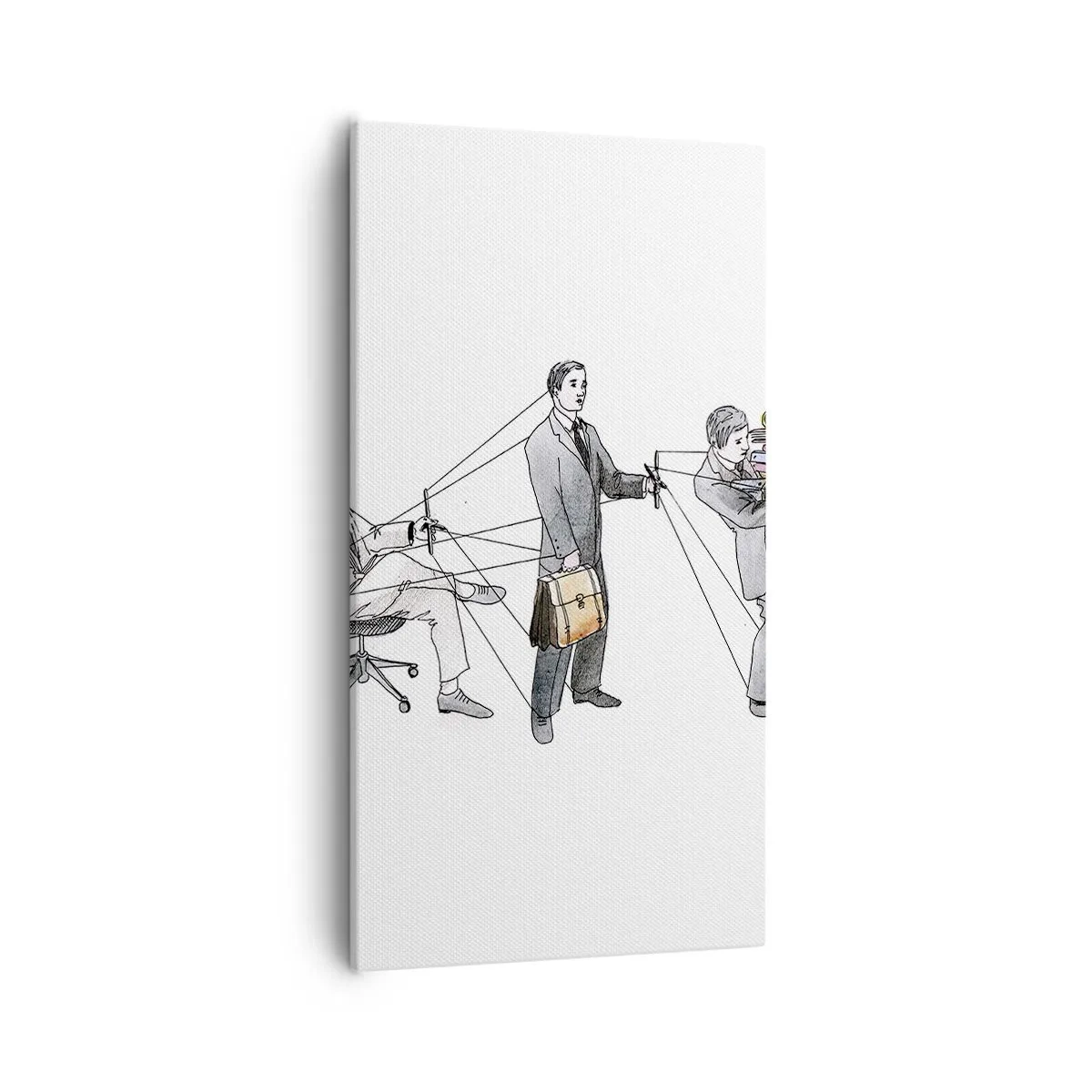 Impression sur toile - Image sur toile - Chacun a son maître - 55x100 cm