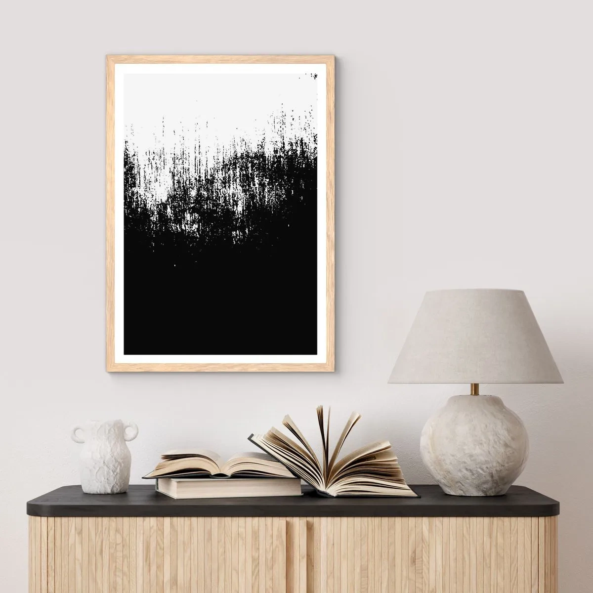 Affiche dans un chêne clair - Poster - Et le gagnant est ... - 30x40 cm