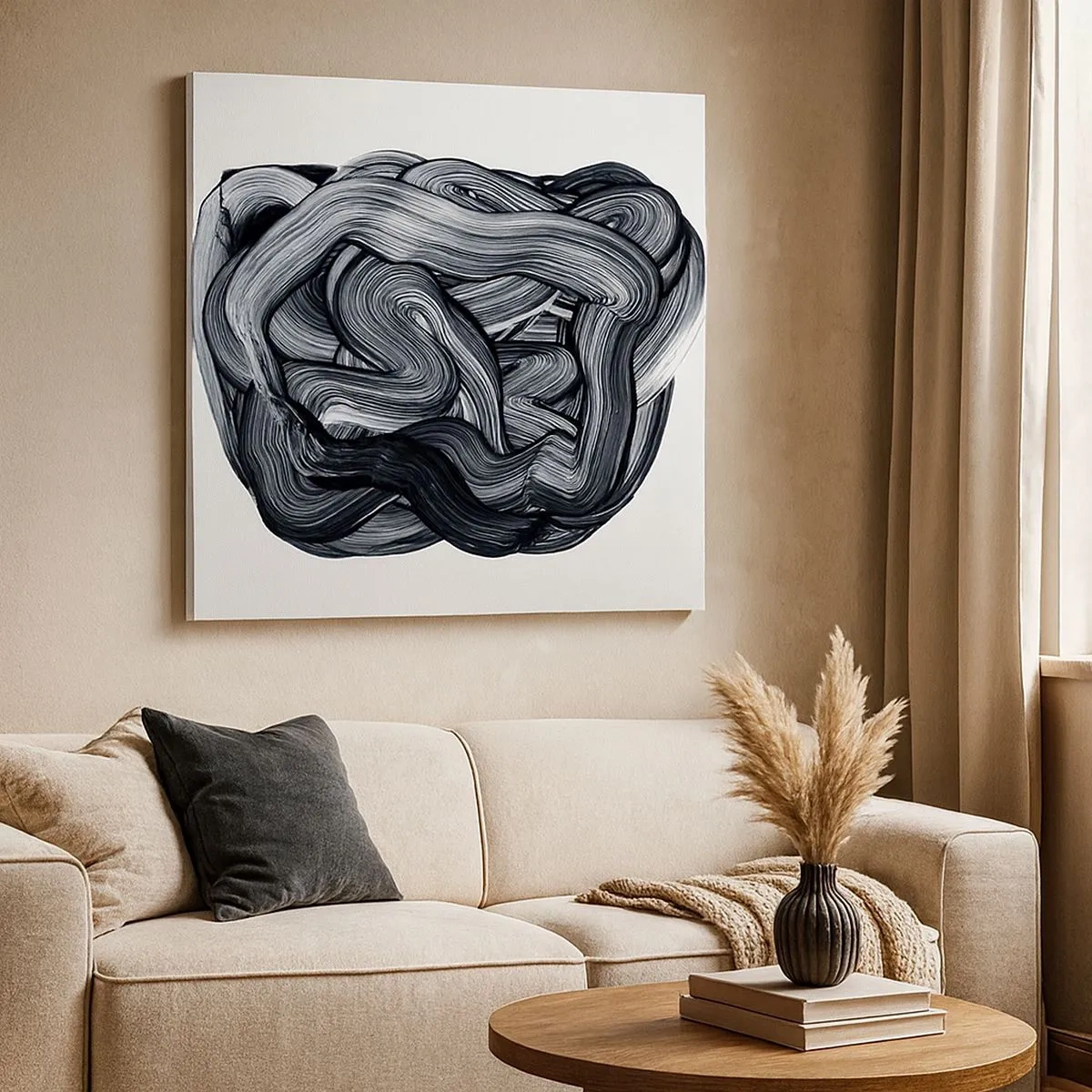 Impression sur toile - Image sur toile - Ce n'est pas si simple - 30x30 cm