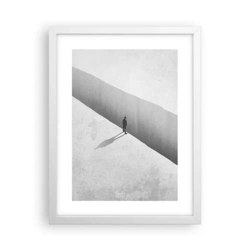 Affiche dans un cadre blanc - Poster - Un objectif clair - 30x40 cm