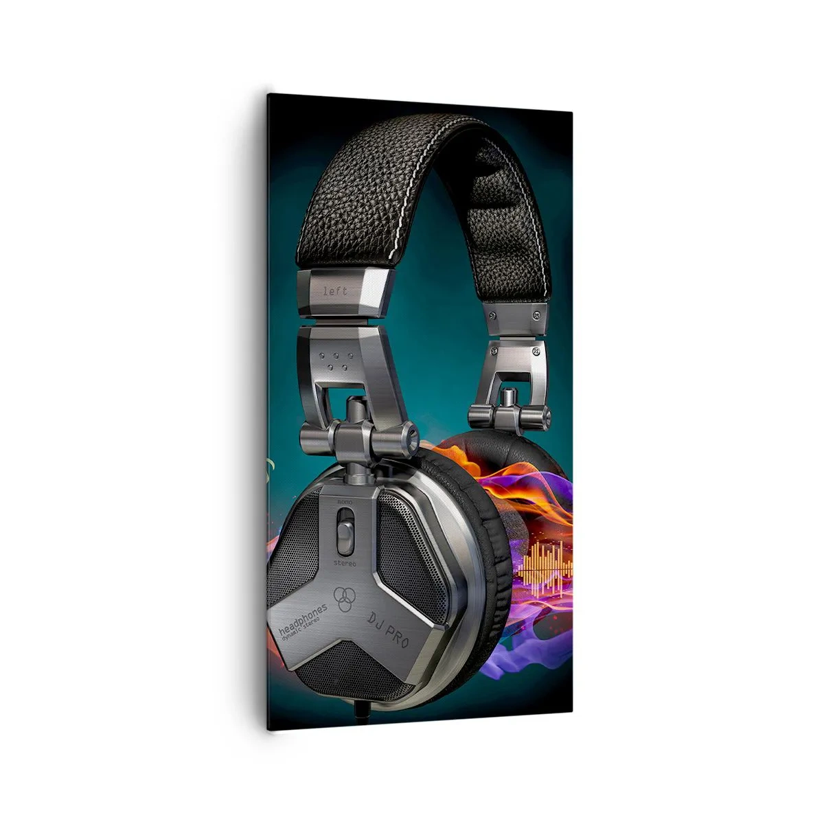 Impression sur toile - Image sur toile - Dans le feu de la musique - 65x120 cm