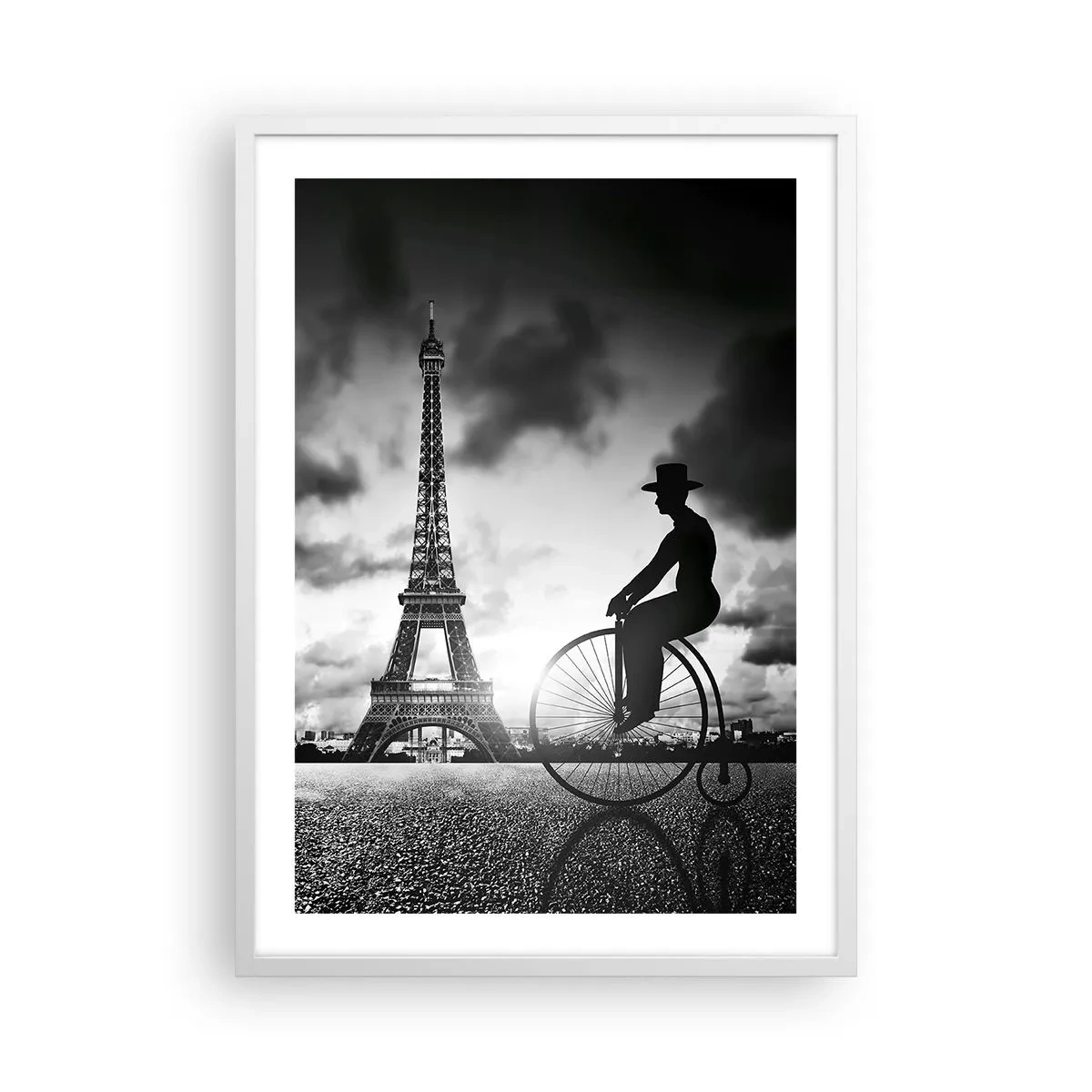 Affiche dans un cadre blanc - Poster - Nostalgie de la Belle Epoque - 50x70 cm