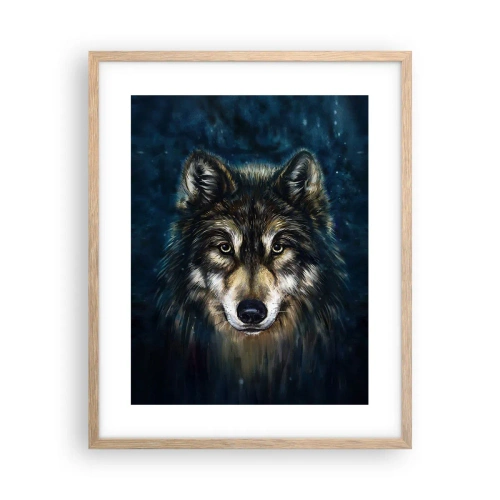 Affiche dans un chêne clair - Poster - Alpha? Et oméga - 40x50 cm