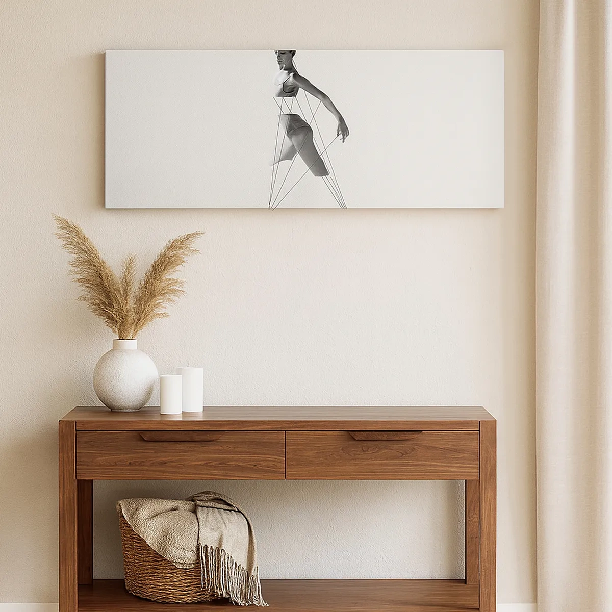 Impression sur toile - Image sur toile - Dans le théatre de la vie - 30x30 cm