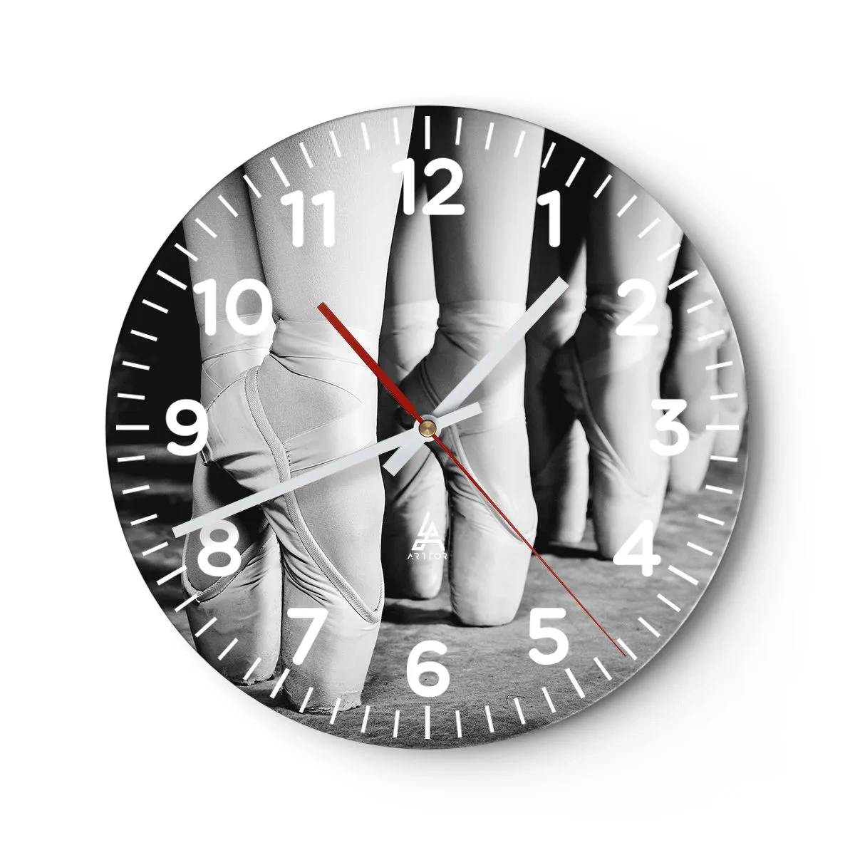 Horloge murale - Pendule murale - Ensemble, simple - 30x30 cm