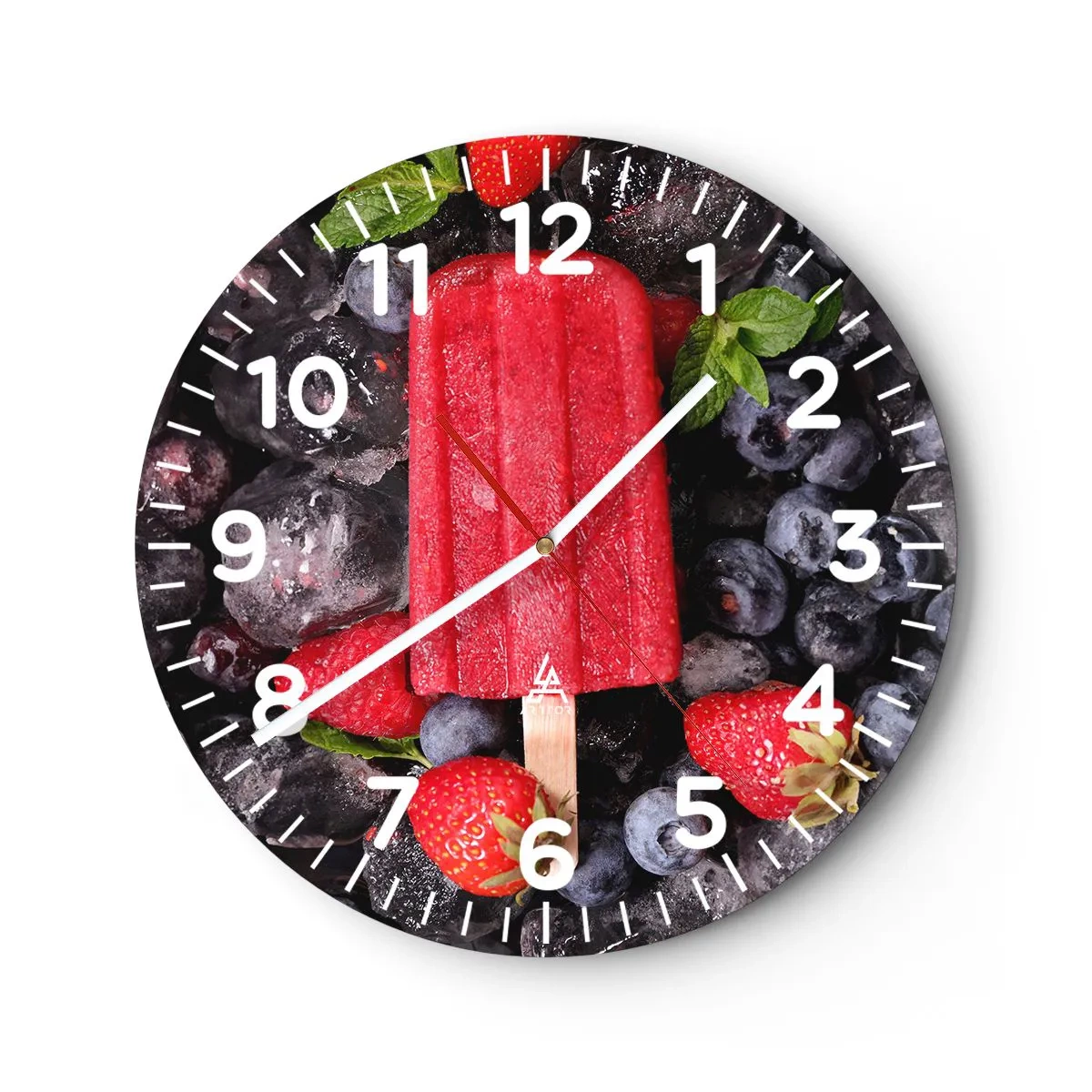 Horloge murale - Pendule murale - Le goût d’un été chaud - 40x40 cm