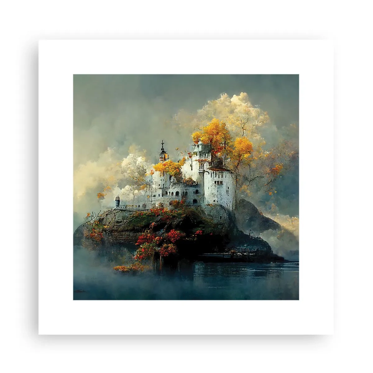 Affiche - Poster - Le début d'une histoire romantique - 30x30 cm