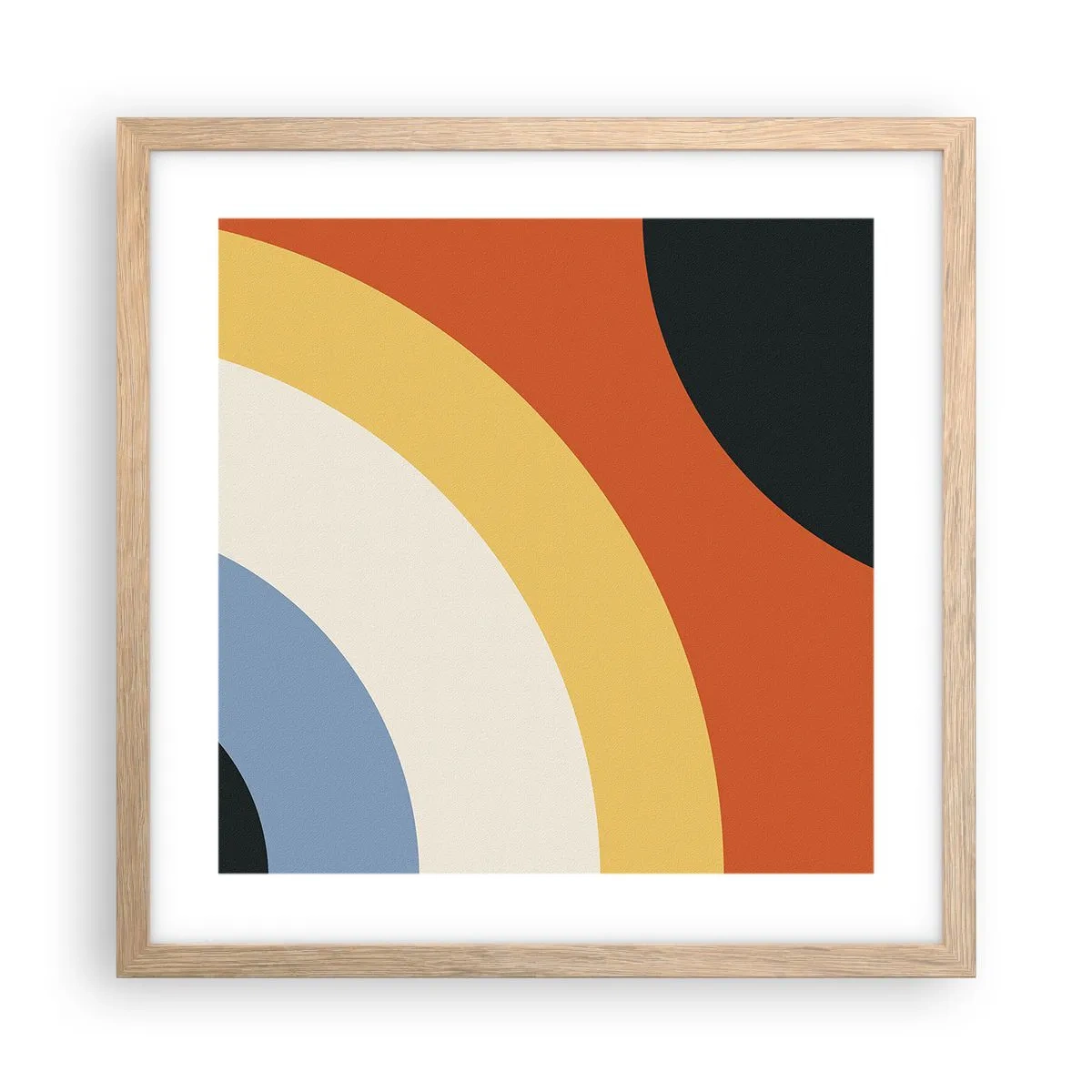 Affiche dans un chêne clair - Poster - Vers son soi - 40x40 cm