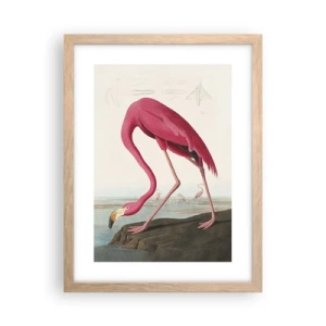 Affiche dans un chêne clair - Poster - Création étonnante - 30x40 cm