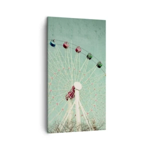 Impression sur toile - Image sur toile - Nous vous invitons à vous amuser - 45x80 cm