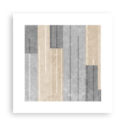 Affiche - Poster - Composition : se tenir droit - 30x30 cm