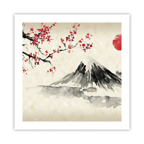 Affiche - Poster - Tomber amoureux du Japon - 50x50 cm