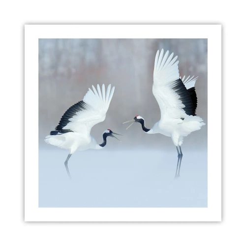 Affiche - Poster - Danse dans le brouillard - 50x50 cm