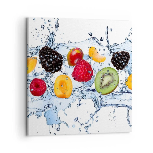 Impression sur toile - Image sur toile - Amusez-vous avec nous - 60x60 cm