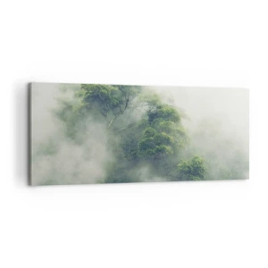 Impression sur toile - Image sur toile - Enveloppé de brouillard - 100x40 cm