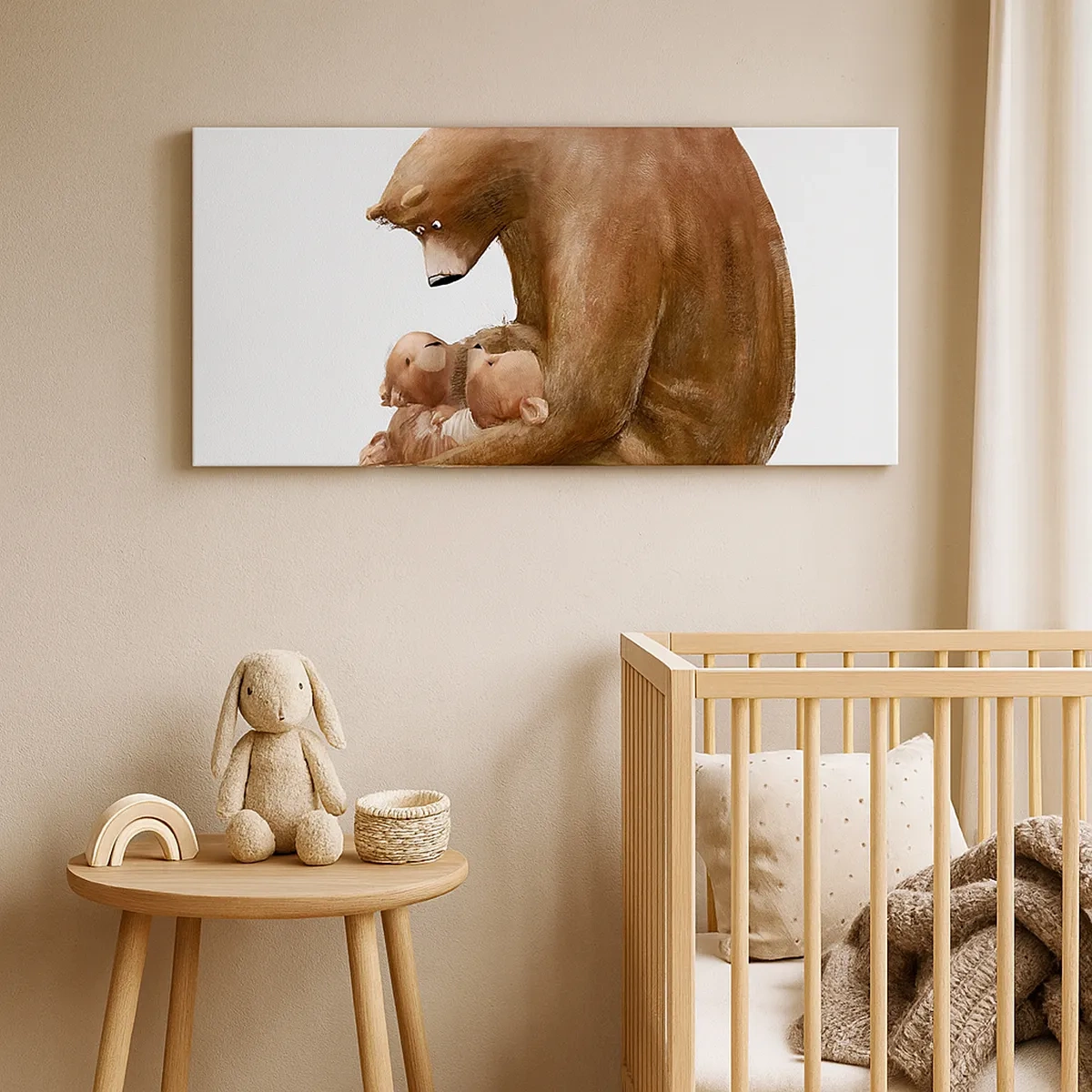 Impression sur toile - Image sur toile - Faites de beaux rêves les enfants - 30x30 cm