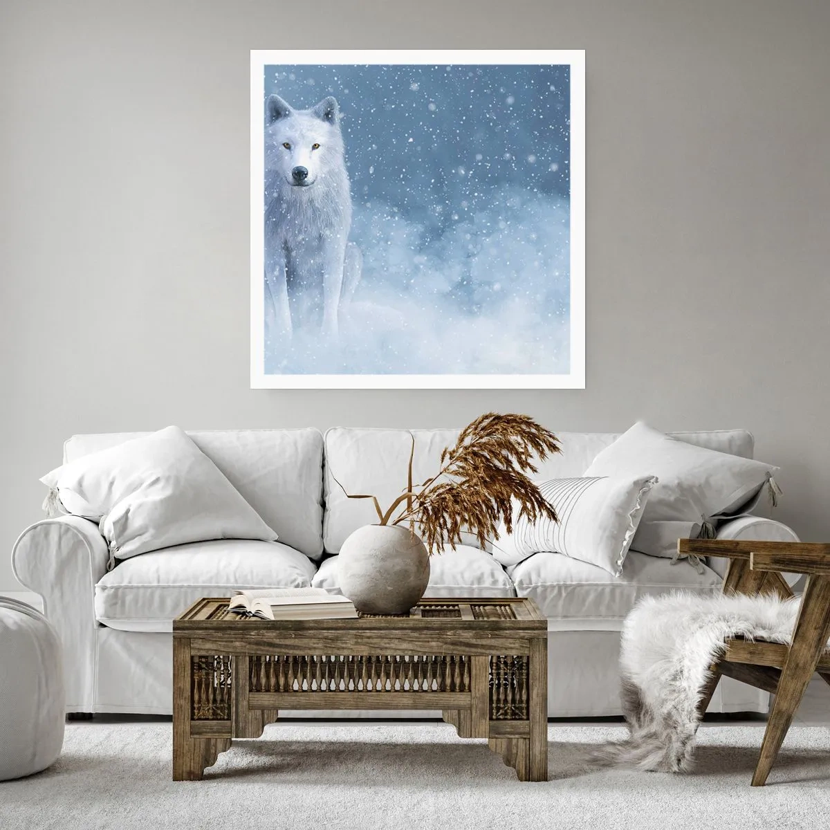 Affiche - Poster - Dans une âme d'hiver - 60x60 cm